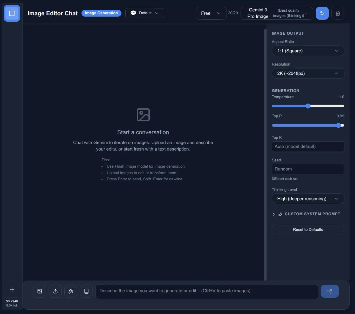 Image Chat - Conversational image generation with Gemini